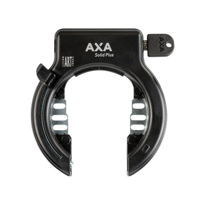 Antivol vélo fer à cheval Axa solid noir avec câble plug diam 10 mm 1.50m - sécurité niveau 11-15