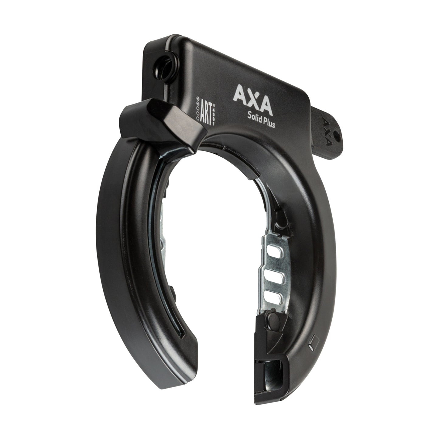 Antivol vélo fer à cheval Axa solid noir avec câble plug diam 10 mm 1.50m - sécurité niveau 11-15