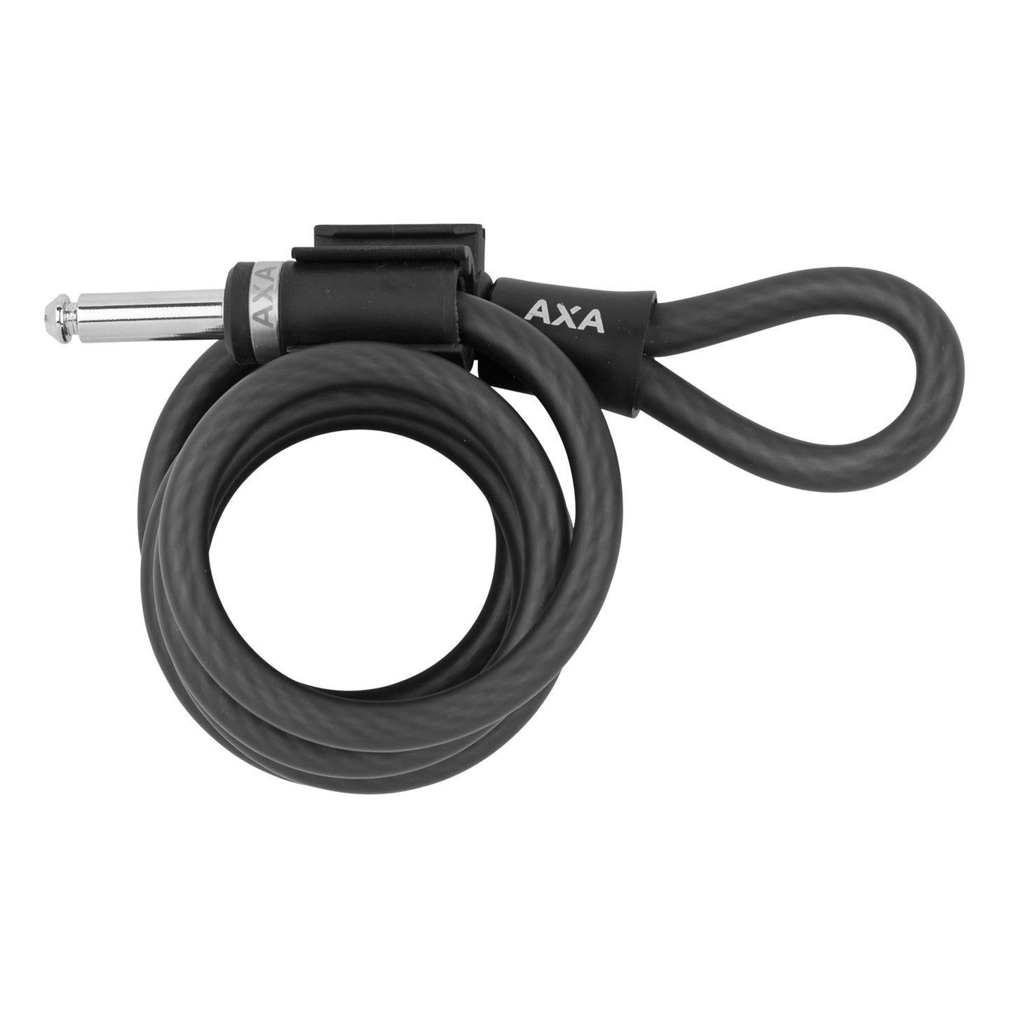 Antivol vélo fer à cheval Axa solid noir avec câble plug diam 10 mm 1.50m - sécurité niveau 11-15