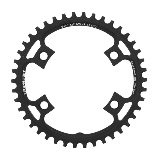 Plateau gravel Stronglight CT2 4 bras D110 pour Ultegra 42D