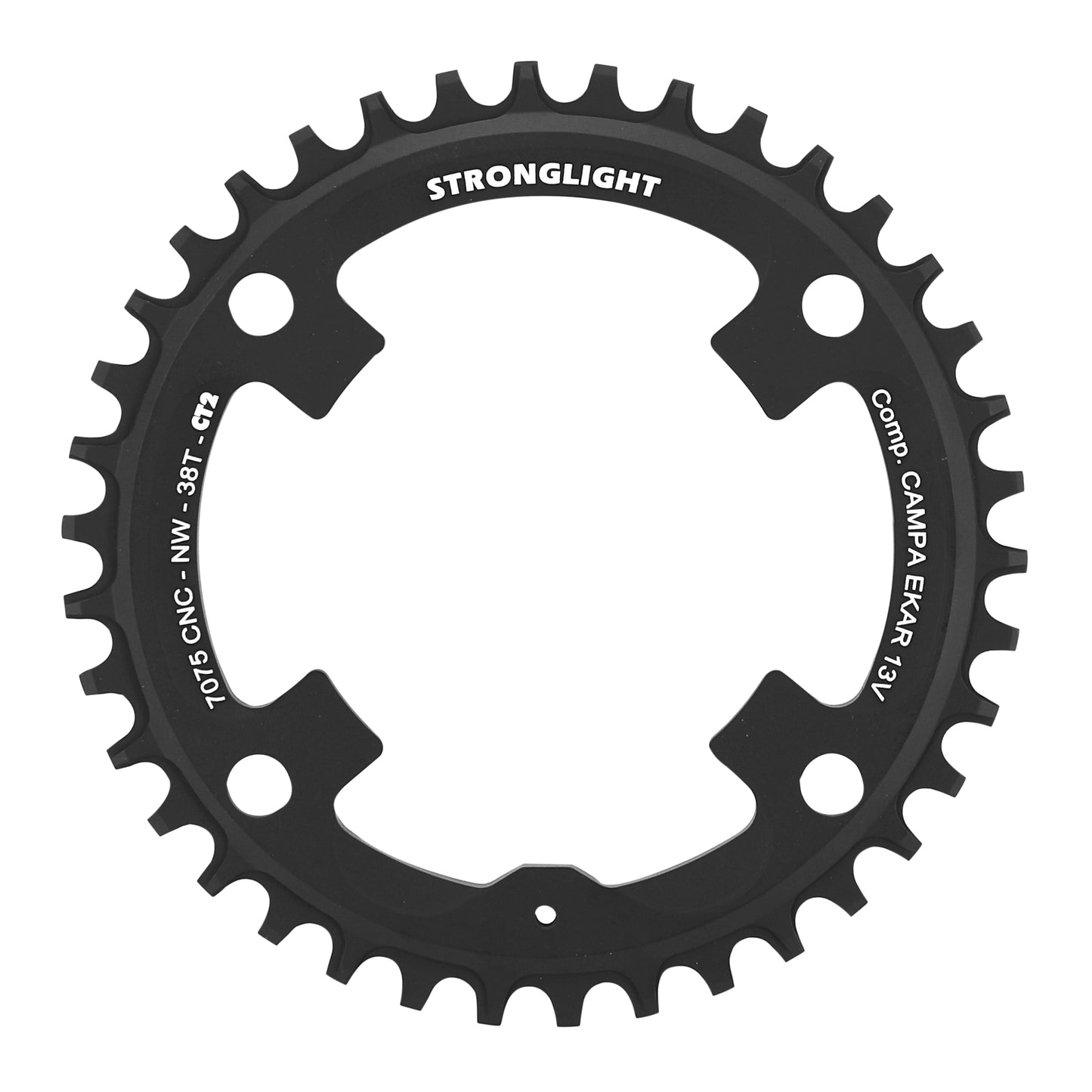 Plateau gravel Stronglight CT2 4 bras D123 pour Campagnolo Ekar 38D