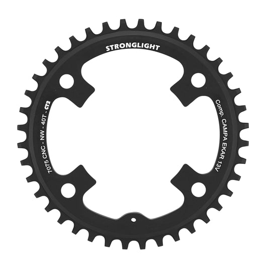 Plateau gravel Stronglight CT2 4 bras D123 pour Campagnolo Ekar 40D