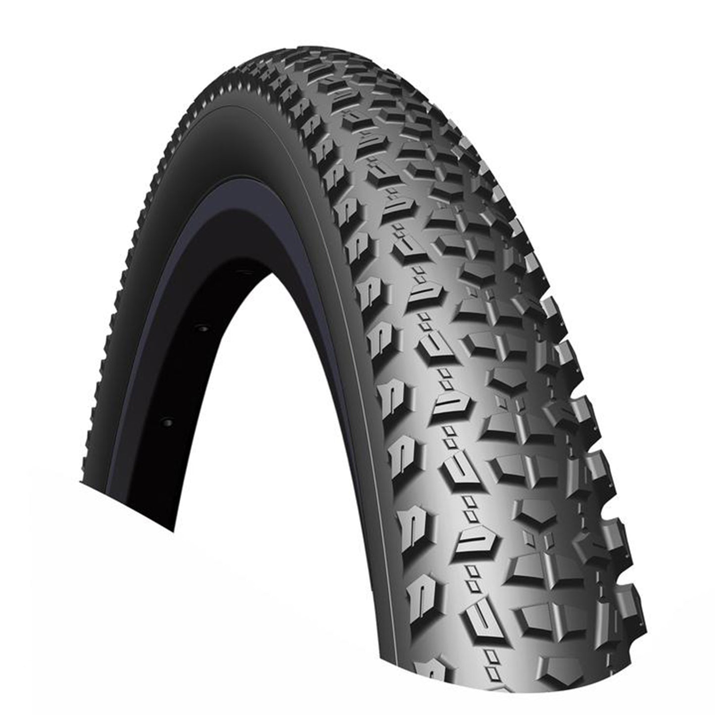 Pneu VTT Gravity 29 X 2.45 Rubena Scylla DH Noir Tubeless Ready TS (62-622) Compatible VAE - Polyvalent