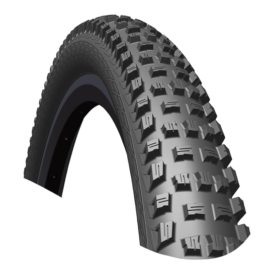 27.5 X 2.45 Rubena Monarch Enduro Black Tubeless Ready TS (62-584) E-bike Compatible MTB Tire - All-Terrain and All-Weather