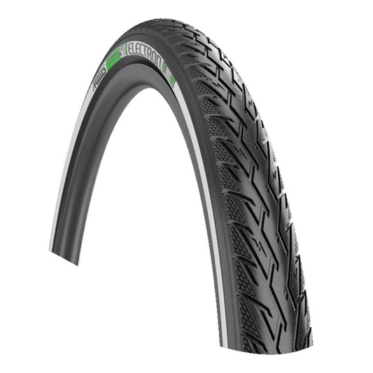 Urban Hybrid Bike Tire 700 X 45 (29 x 1.75) Rubena Electron 360 Reinforcement Black TR (47-622) with large reflective sidewall - E-bike compatible
