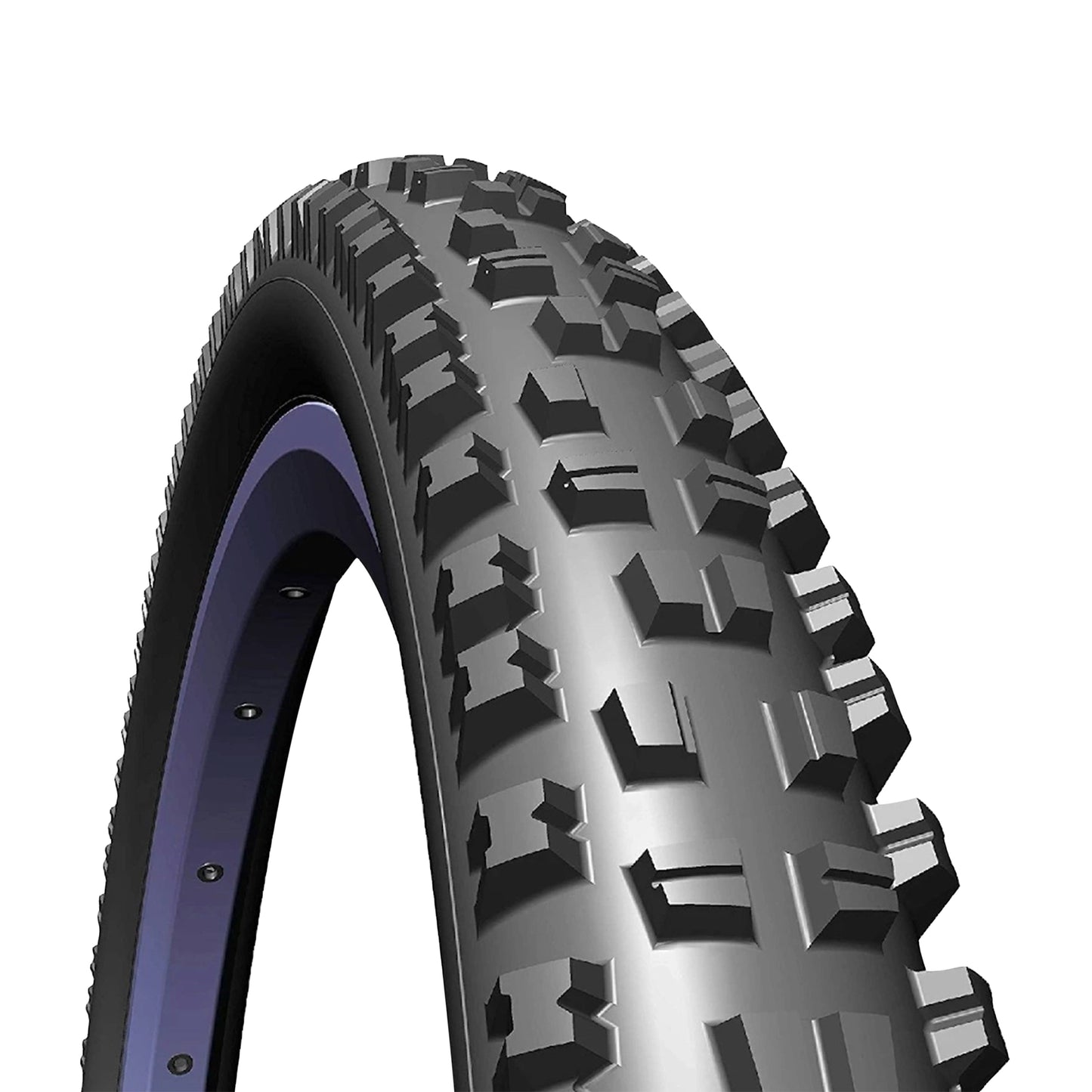 Pneu VTT 26 X 2.25 Rubena Triton Noir TR (60-559) Crampons