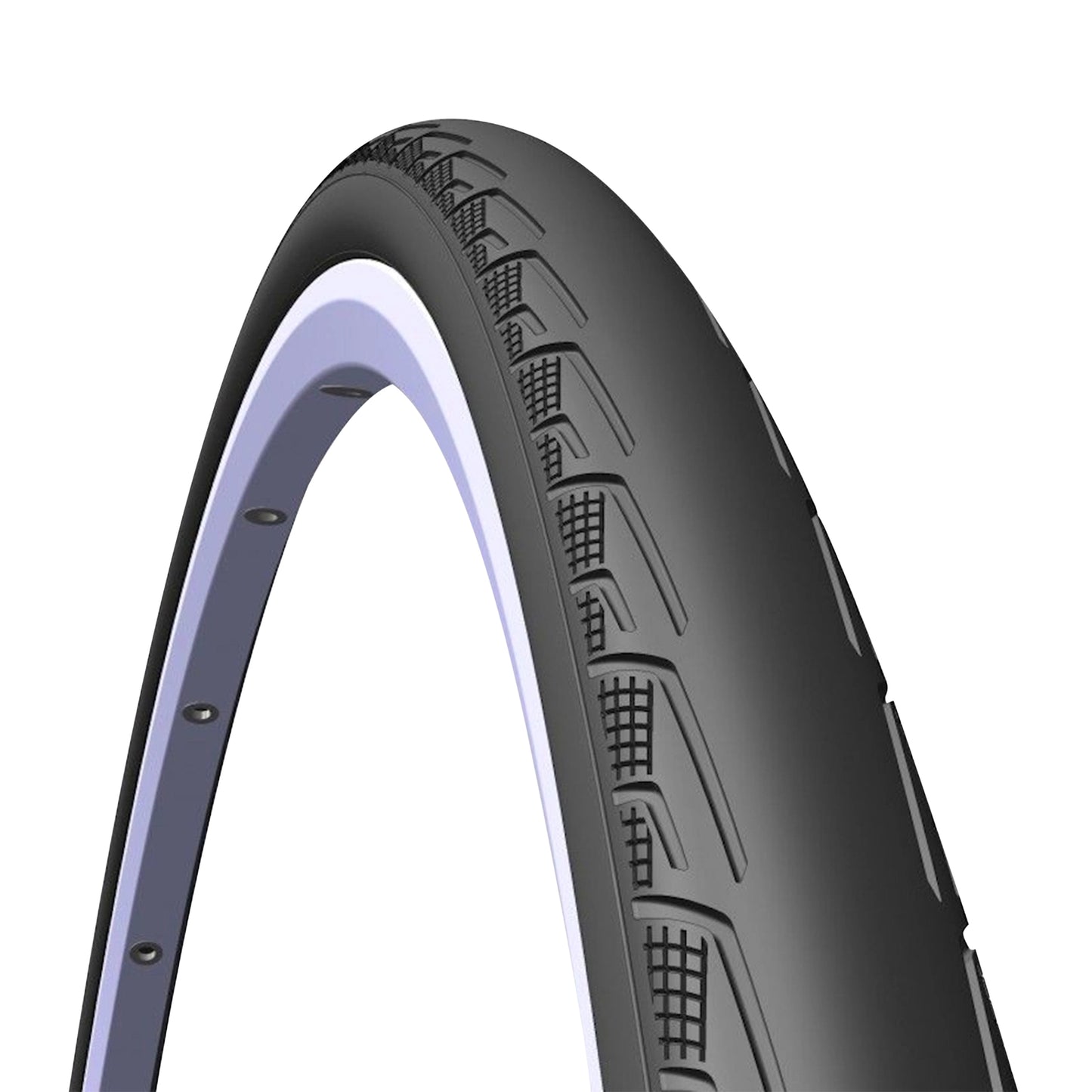 Rubena Syrinx Black Road Tyre 700 X 23 TR (23-622) 430g