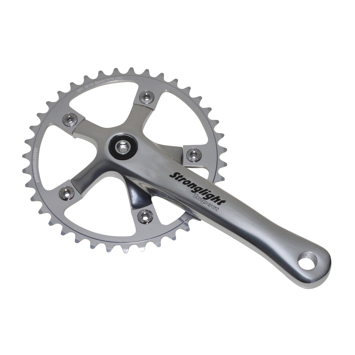 Pédalier route Stronglight Impact tandem argent 170 51x39x30