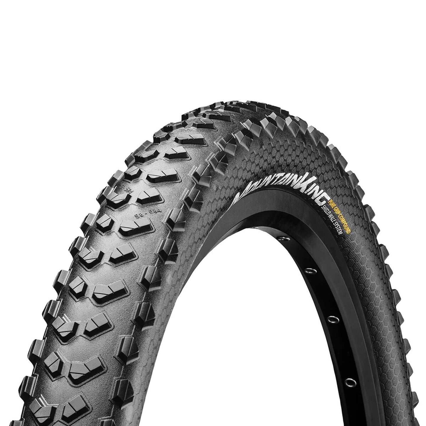 MTB Tire 26 X 2.30 Continental Mountain King Shield Wall Black Tubeless Ready TR (58-559)
