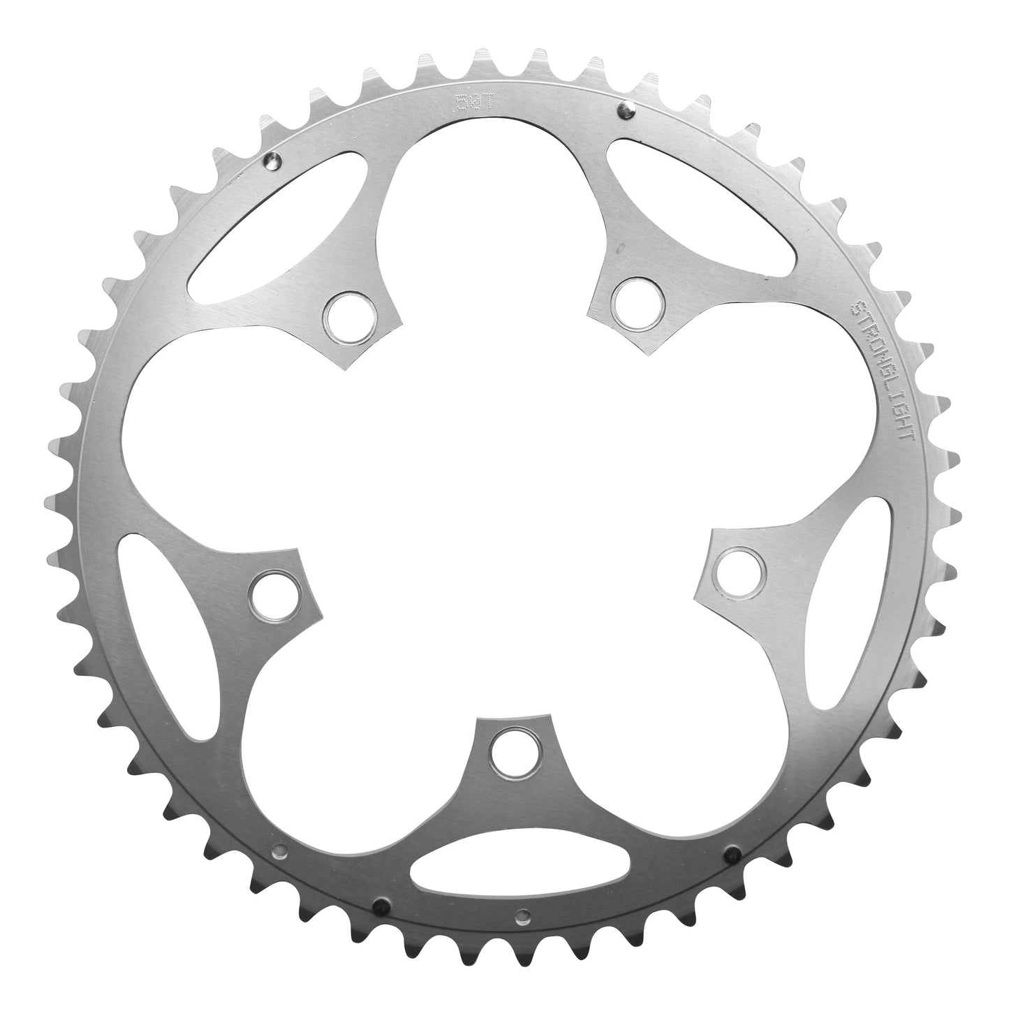 Plateau route Stronglight Dural D110 50D ext Shimano argent 8-9V