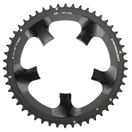 Plateau route Stronglight CT2 5 bras D110 pour Ultegra 6750 50D ext