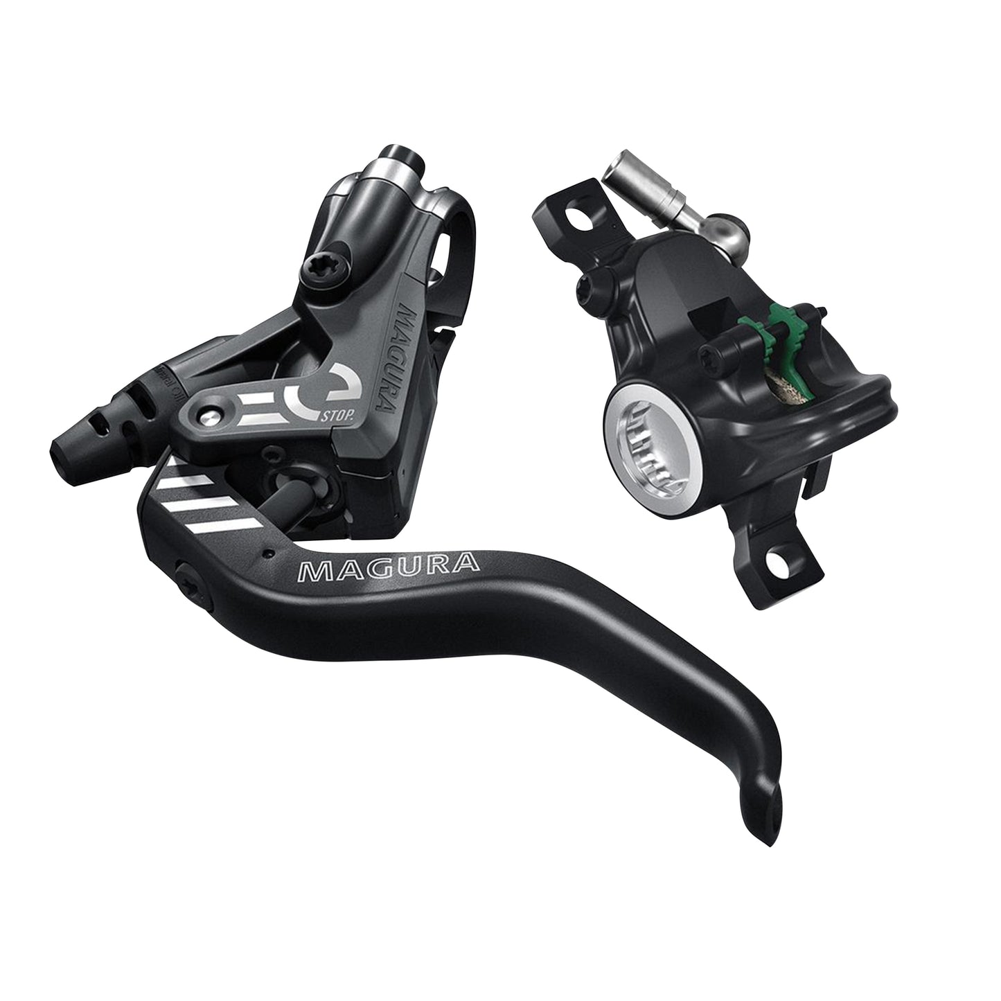 Frein à disque VTT hydraulique Magura MT4 estop noir 2doigts durite 2200mm (kit)