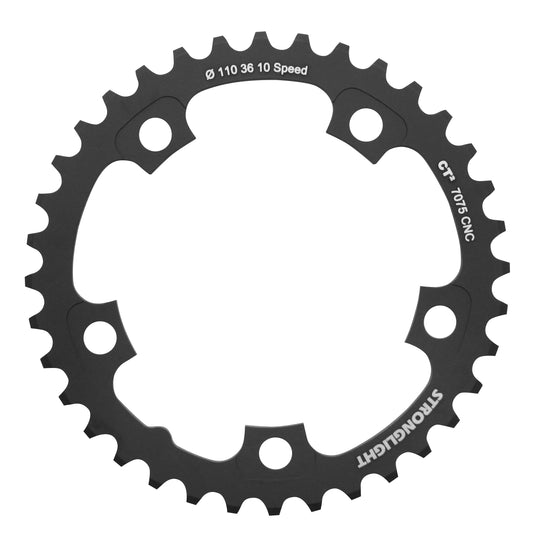 Plateau route Stronglight CT2 5 bras D110 pour Ultegra 6750 36D int