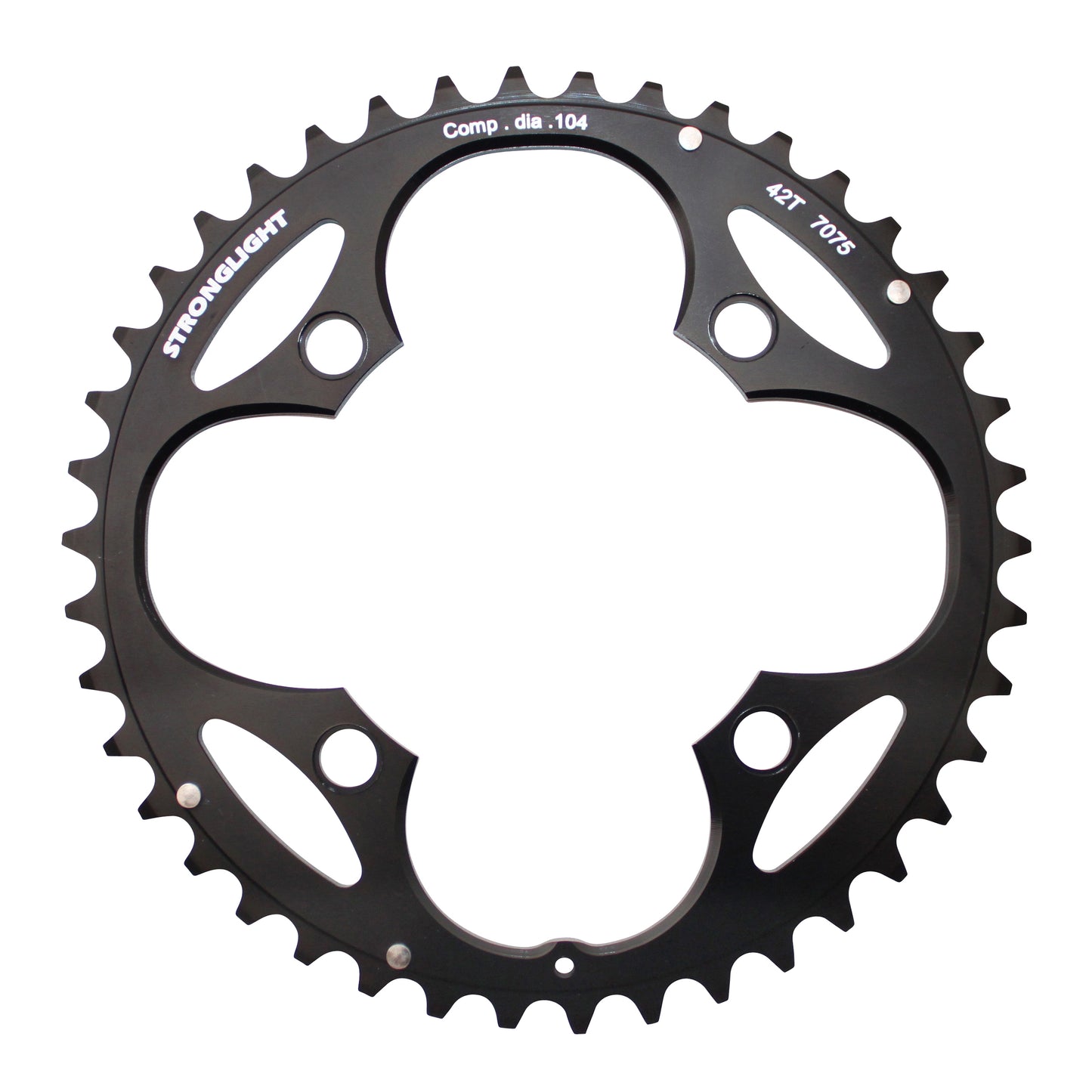 Plateau VTT 4 bras Stronglight D104 triple ext 42D