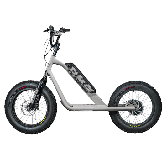 Trottinette électrique RMS Bike 20F-X gris aluminium 500 W Made in France
