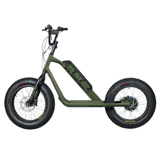 Trottinette électrique RMS Bike 20F-X kaki 500 W Made in France