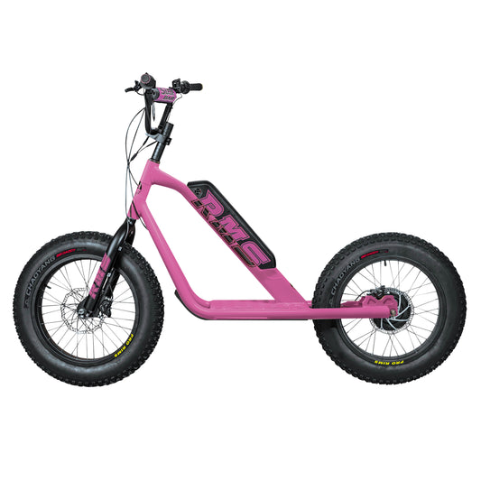 Trottinette électrique RMS Bike 20F-X rose 500 W Made in France
