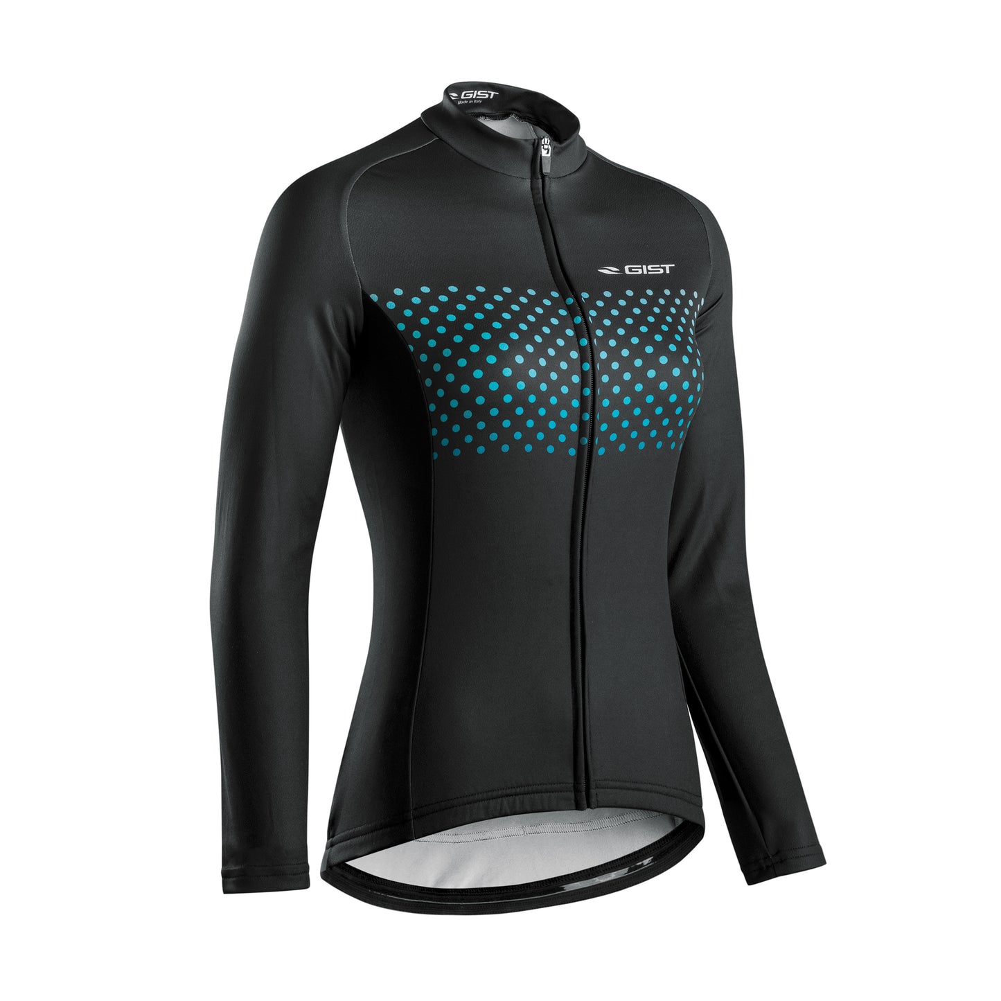 Maillot vélo femme Gist ML pois vert
