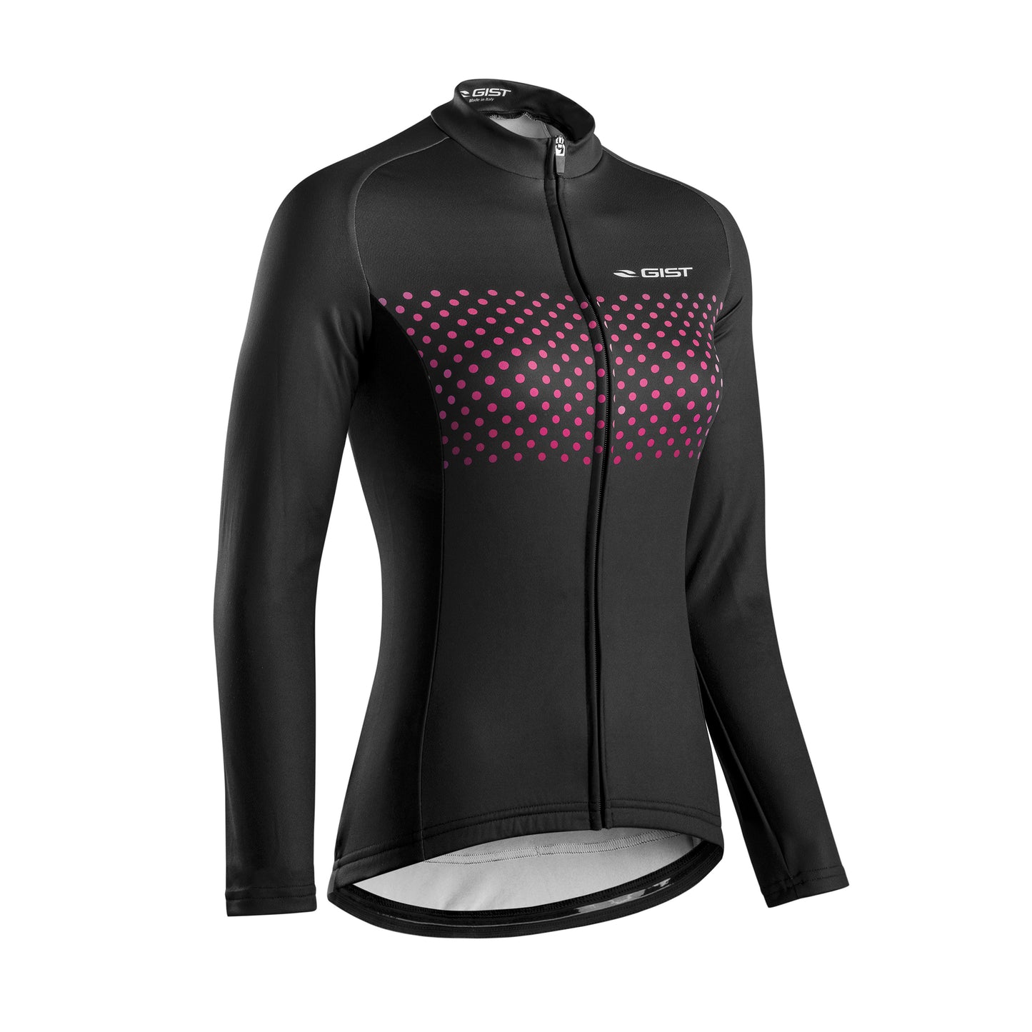 Women's Gist ML Polka Dot Cycling Jersey - Purple