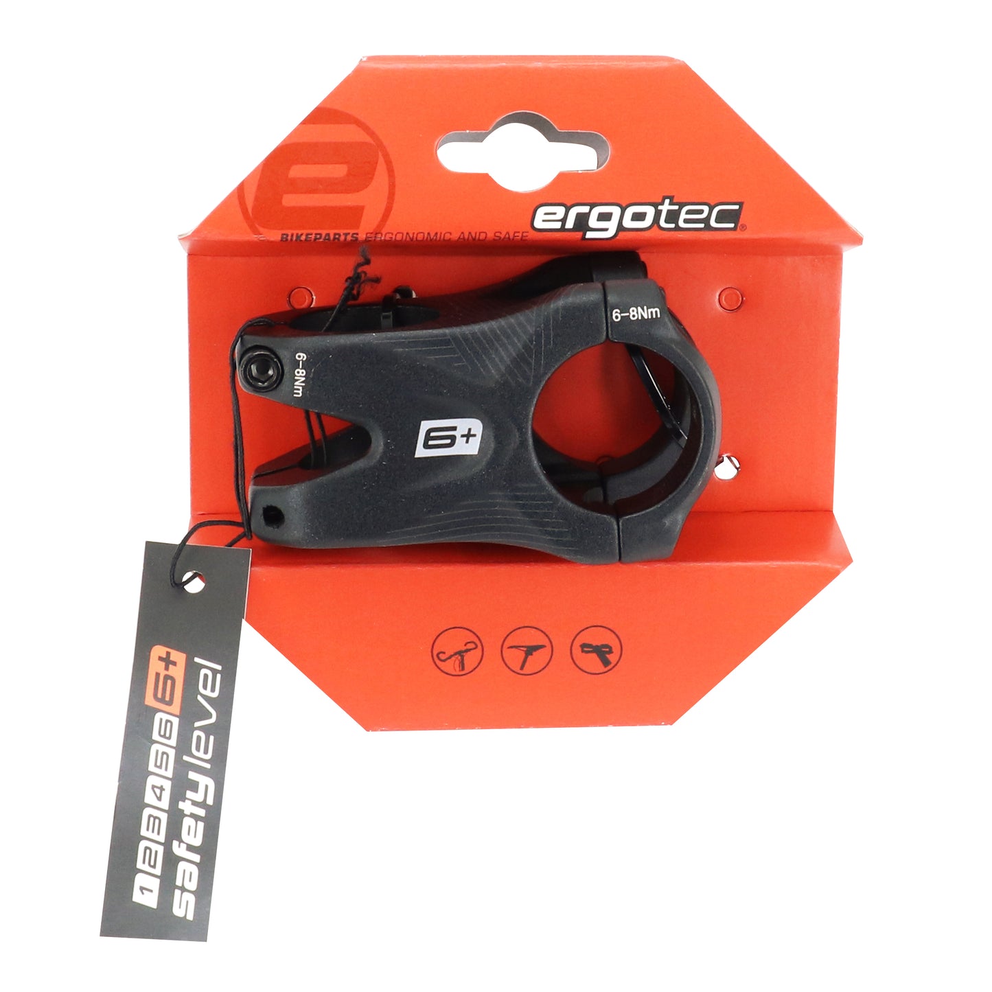 Ergotec Bass Black Road/MTB Stem 40° 31.8 L45