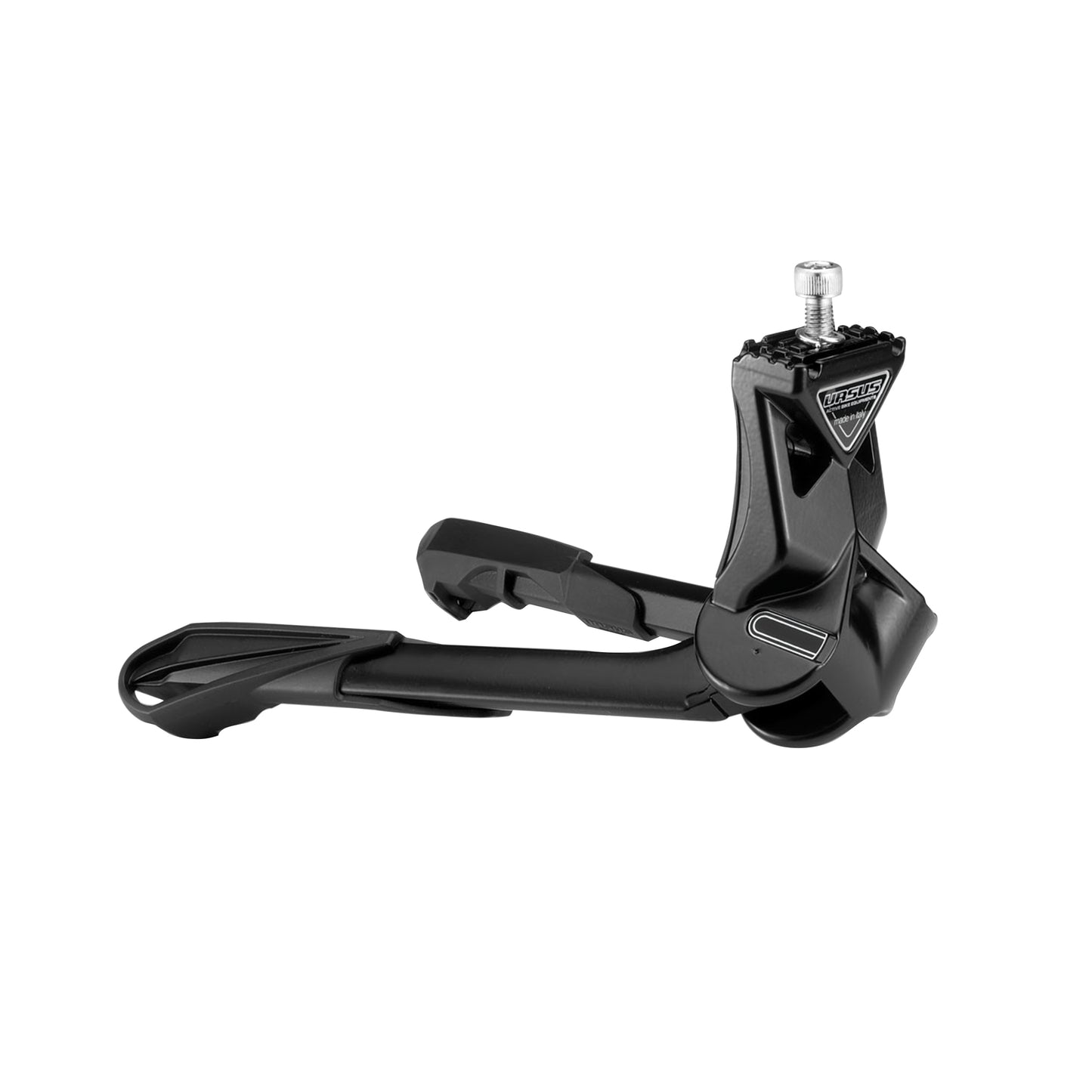 Béquille vélo double centrale Ursus jumbo 28"-700 pliable alu noir 300mm - supporte poids 100kgs
