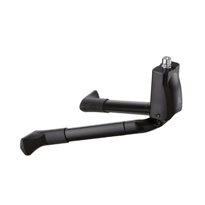 Béquille vélo double centrale Ursus big foot 28"-700 pliable alu noir 300mm - supporte poids 50kgs