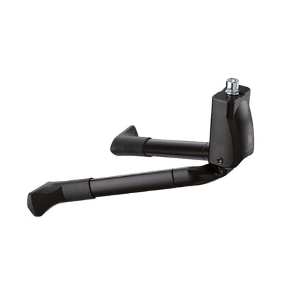 Béquille vélo double centrale Ursus big foot 26" pliable alu noir 275mm - supporte poids 50kgs