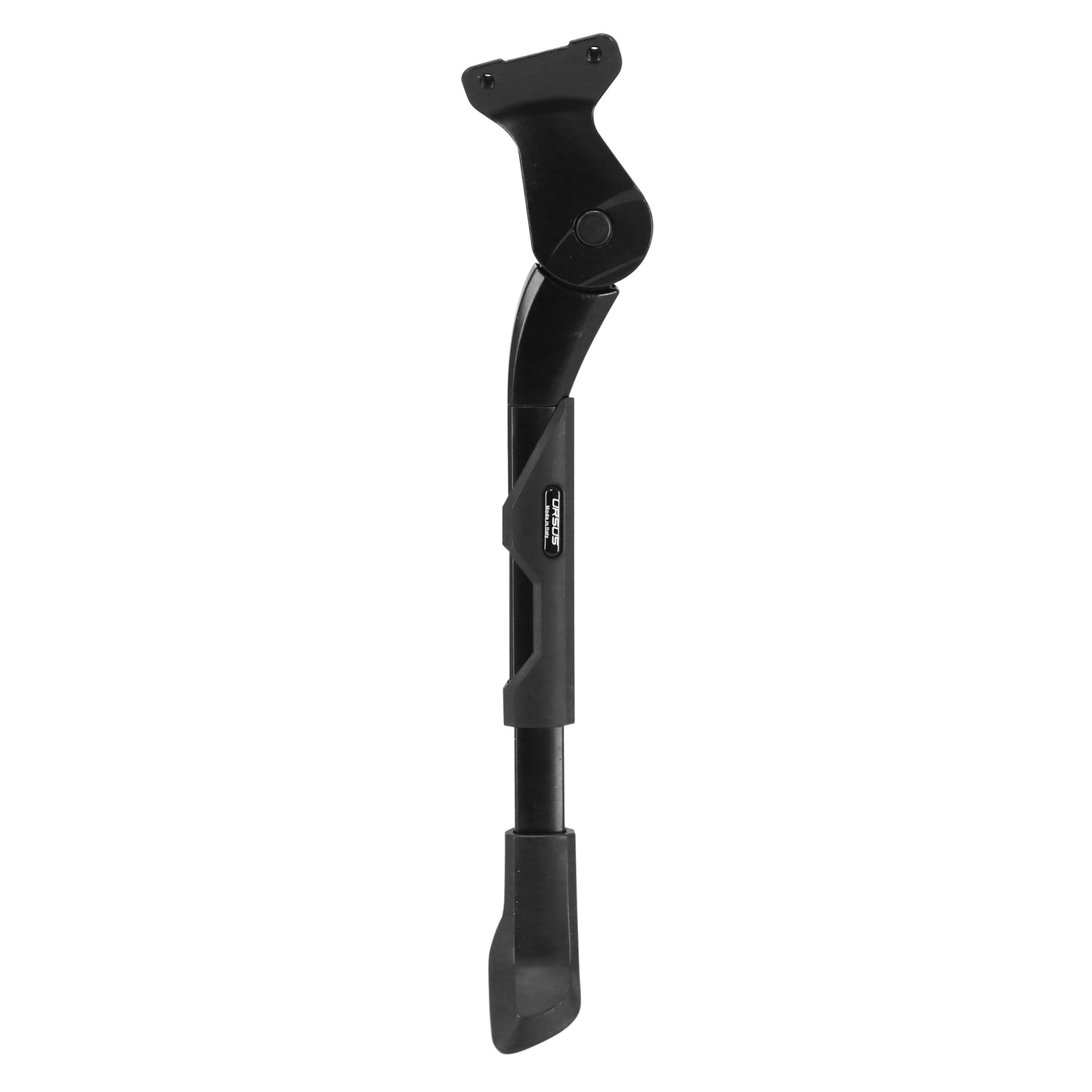 Béquille vélo latérale arrière Ursus king evo rear 24-28'' noir réglable fixation 2 vis sur base entraxe 40mm - supporte 35kgs