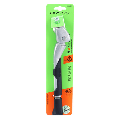 Béquille vélo latérale Ursus king evo argent 24-28" renforcé réglable - support 35kgs