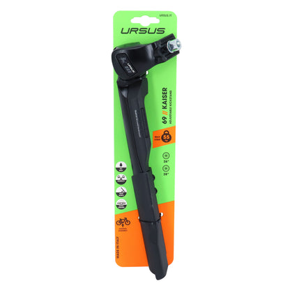 Béquille vélo latérale Ursus kaiser noir 26-28" renforcé - support 55kgs