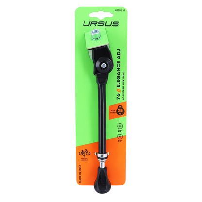 Béquille vélo latérale Ursus élégance noir 20" - support 25kgs