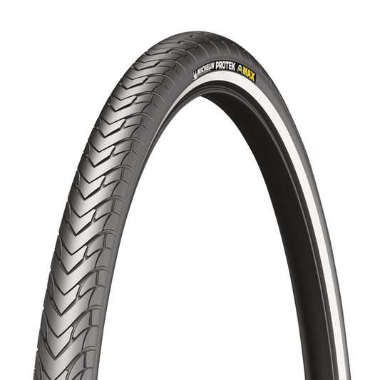Pneu VTC Urbain 700 X 47 (29 x 1,75) Michelin Protek Max Renfort 5mm Noir TR (47-622) flanc Reflex Compatible VAE