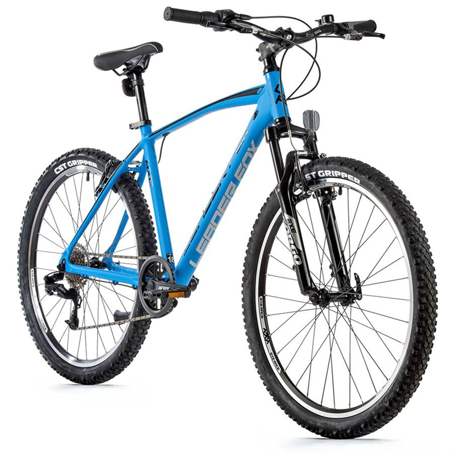 26" Leader Fox MXC Men's Matte Blue 8-Speed Mountain Bike