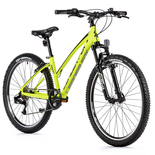 Leader Fox MXC Women's 26-inch Fluorescent Yellow 8-Speed Hardtail Mountain Bike