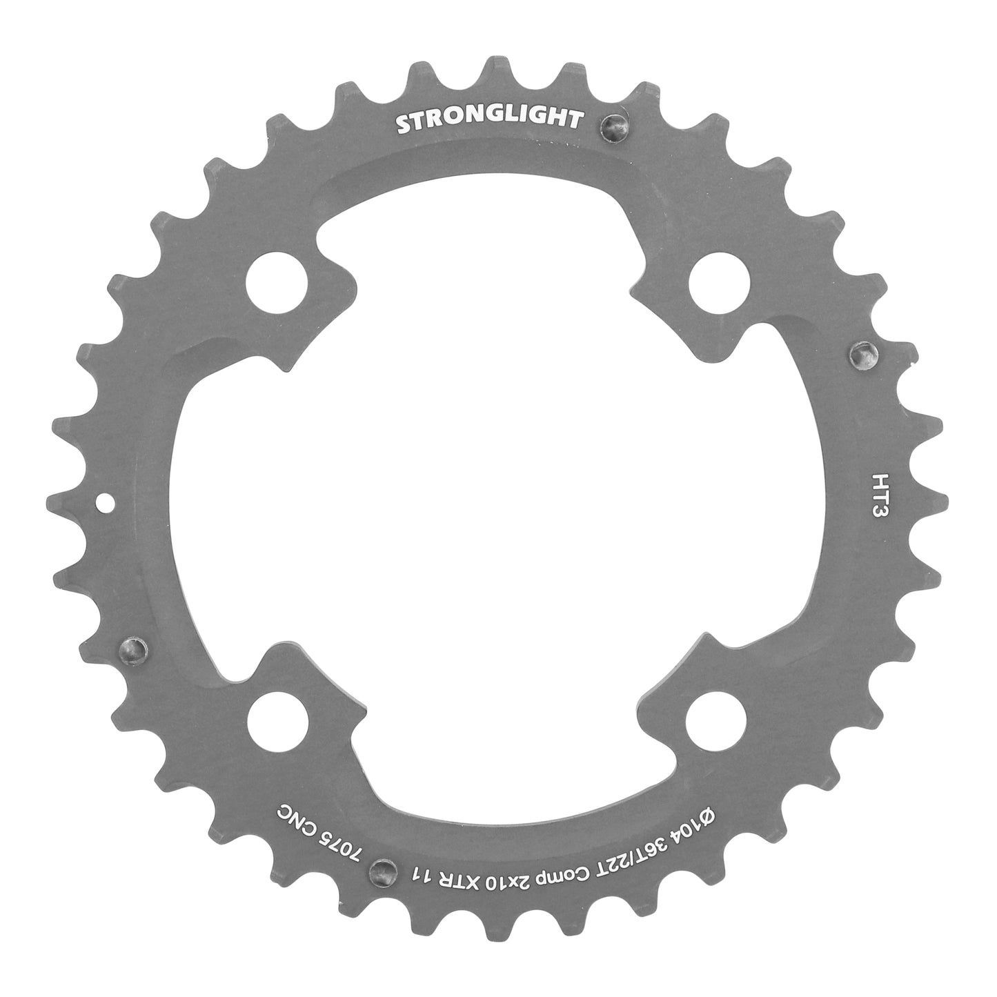 Plateau VTT 4 bras Stronglight D104 pour Shimano XTR M980 36D