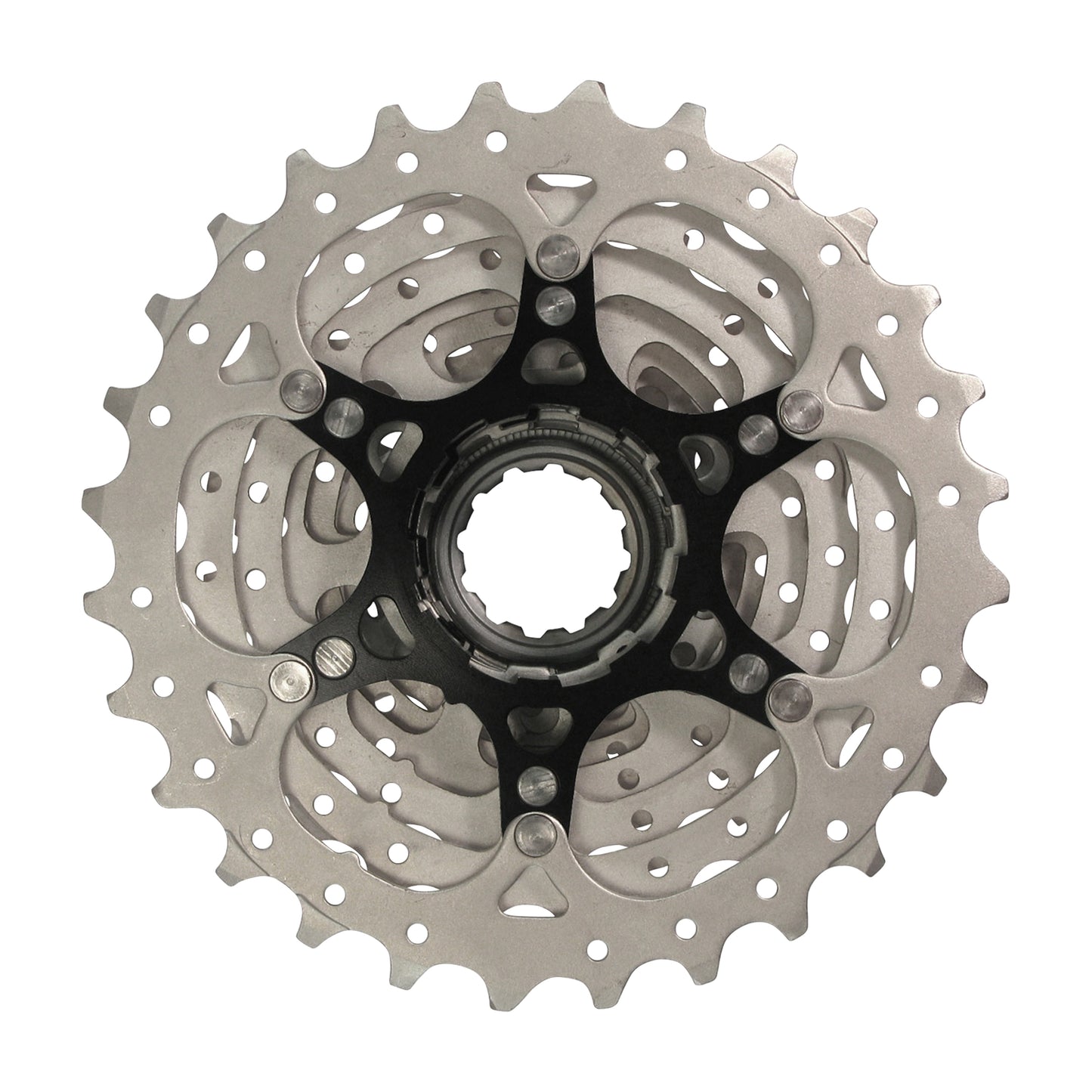 Sunrace RS1 10-speed cassette 11-25 road for Shimano (105 level) metallic silver (11-12-13-14-15-17-19-21-23-25) (1 block + sprockets)