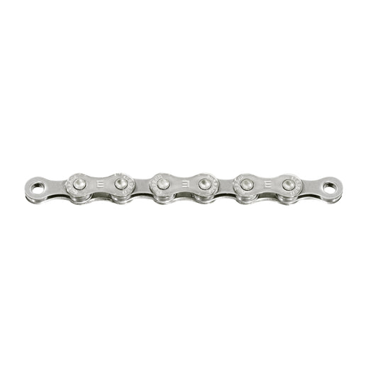 Chaîne vélo VAE 12v. Sunrace cn12e argent 138 maillons compatible e-bike Shimano et Sram