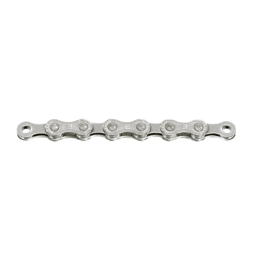 Chaîne vélo VAE 10v. Sunrace cn10e argent 138 maillons compatible e-bike