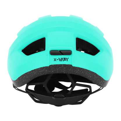 Ges Adult Road-Gravel X-Way Bicycle Helmet Bianchi Green In-Mold Fit-System