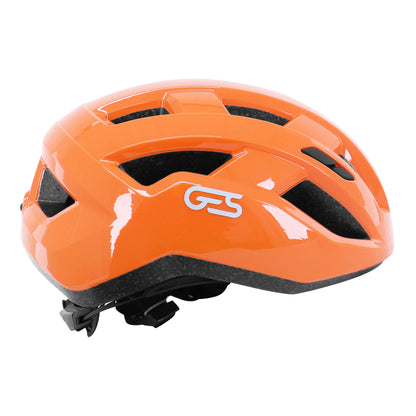 Casque vélo adulte Ges route-gravel x-way orange in-mold fit-système