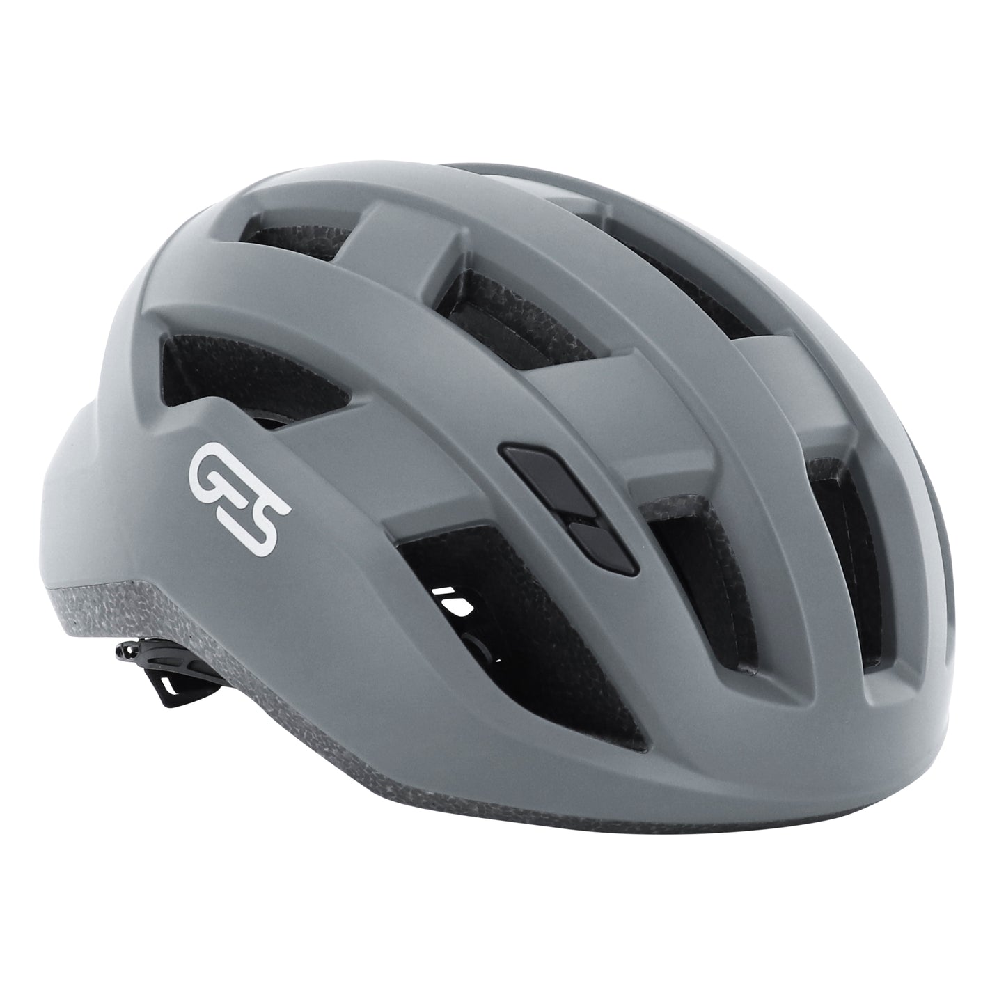 Adult cycling helmet Ges road-gravel x-way metallic grey in-mold fit-system