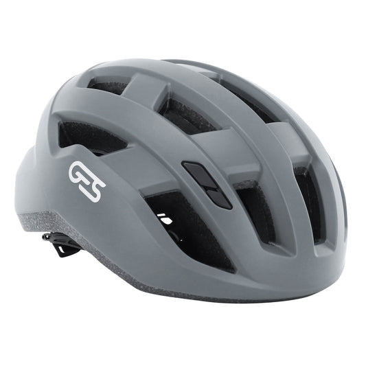 Adult cycling helmet Ges road-gravel x-way metallic grey in-mold fit-system