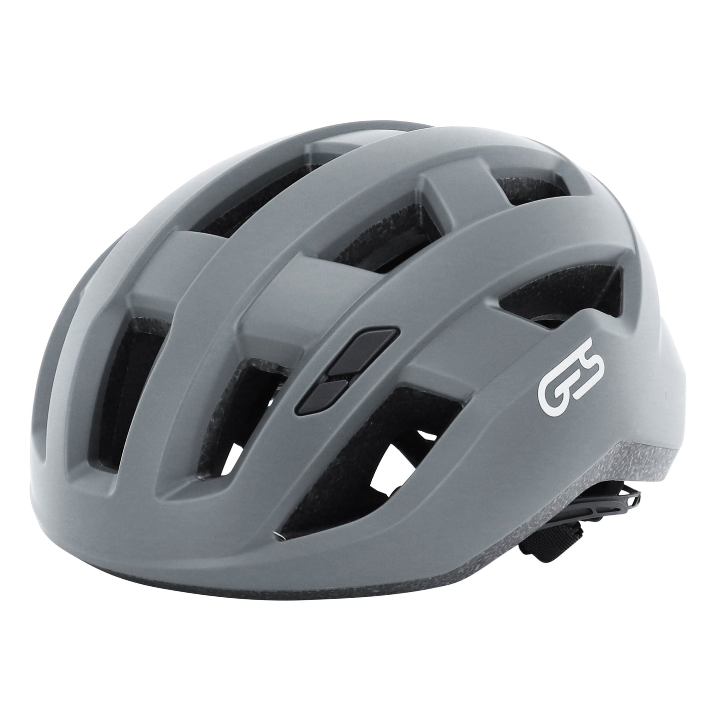 Adult cycling helmet Ges road-gravel x-way metallic grey in-mold fit-system