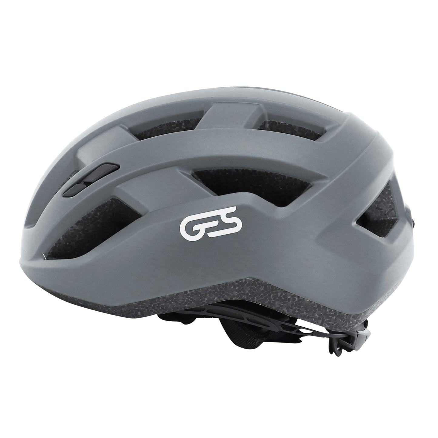 Adult cycling helmet Ges road-gravel x-way metallic grey in-mold fit-system