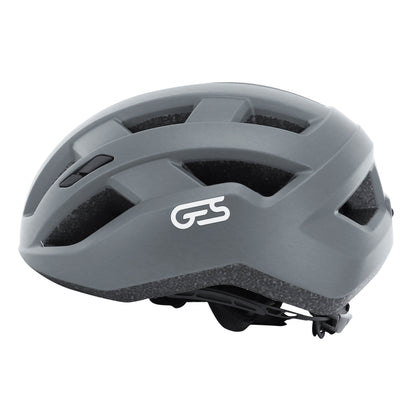 Adult cycling helmet Ges road-gravel x-way metallic grey in-mold fit-system