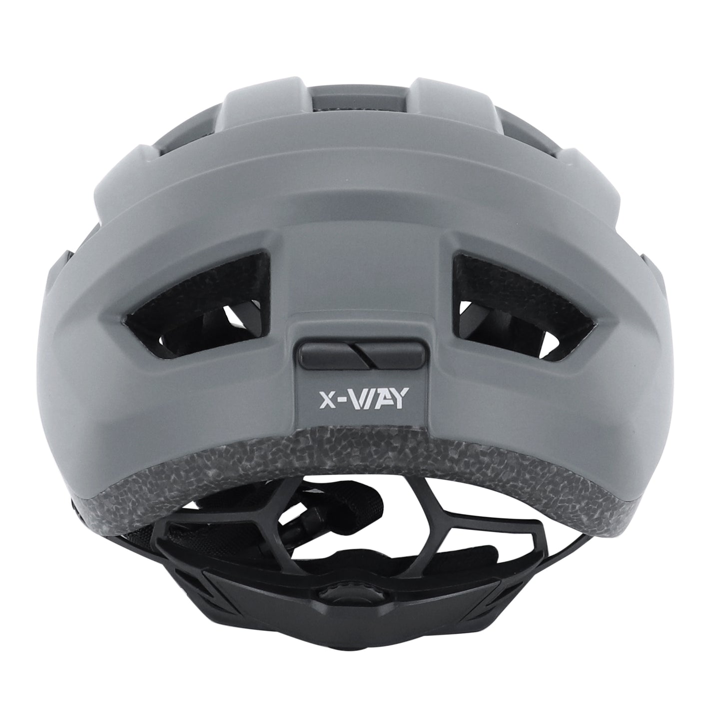 Adult cycling helmet Ges road-gravel x-way metallic grey in-mold fit-system
