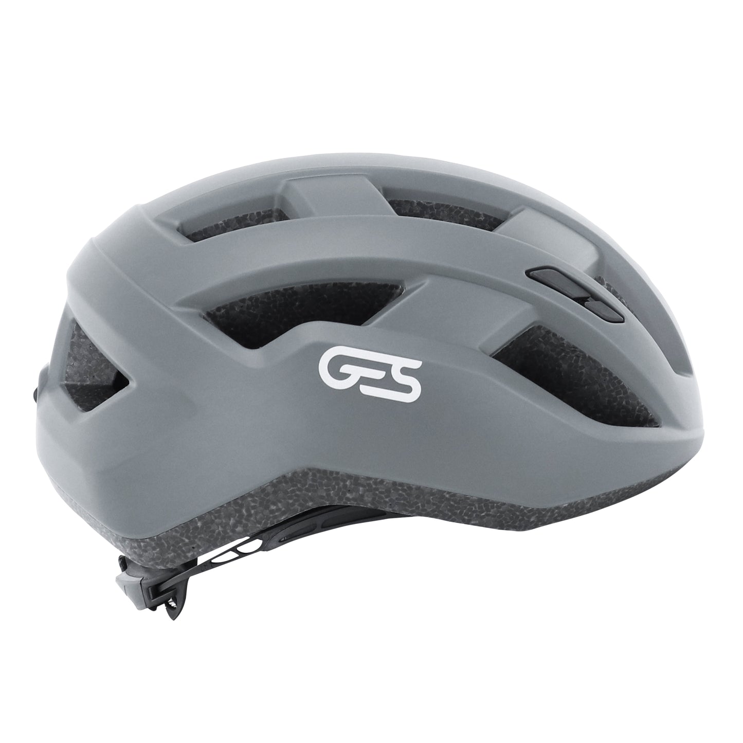 Adult cycling helmet Ges road-gravel x-way metallic grey in-mold fit-system