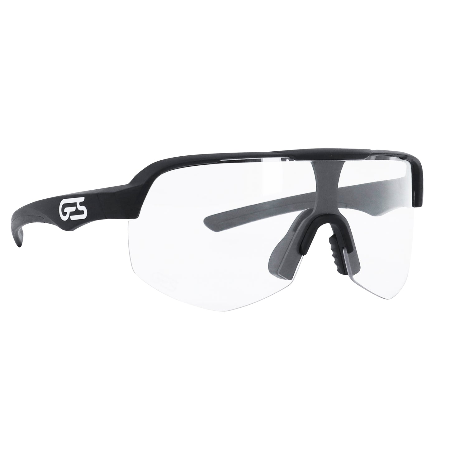 GES Alpha Photochromic Adult Cycling Glasses, Black