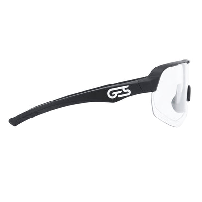 GES Alpha Photochromic Adult Cycling Glasses, Black