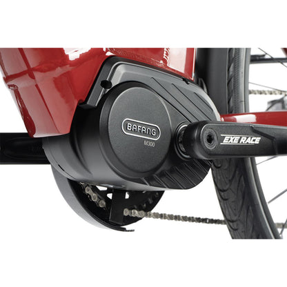 Electric City Bike 28 Leader Fox Saga Red Bafang M300 15Ah